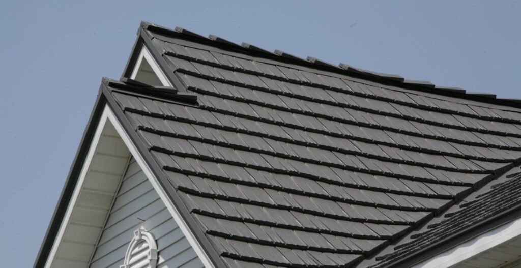 metal shingle roof